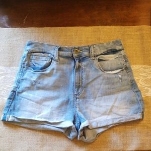 Sneak peek high rise shorts size medium
